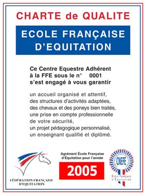 Charte des Écoles Françaises d'Equitation